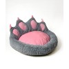 GO GIFT Dog and cat bed - grey - 75x75 cm