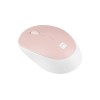 Natec | Mouse | Harrier 2 | Wireless | Bluetooth | White/Pink