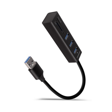 AXAGON HMA-CR3A SuperSpeed USB-A hub + card reader