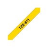 Brother | TZe-611 Laminated Tape | Black on Yellow | TZe | 8 m | 6 cm