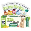 ANIMAL ISLAND Everyday Beef, chicken, turkey and white fish fillets in broth - wet cat food - 40 x 85g