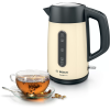 Bosch TWK4P437 electric kettle 1.7 L 2400 W Beige, Black