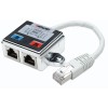 Intellinet 2-Port Modular Distributor, Cat5e, FTP, allows two RJ45 ports to share one Cat5e network cable