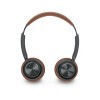 Muse M-271 DB Bluetooth Stereo Headphones, Brown/Black | Muse