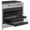 Ravanson KWGE-K90A Cheff (inox) gas and electric cooker