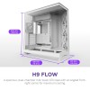 NZXT PC case H9 Flow 2025 white