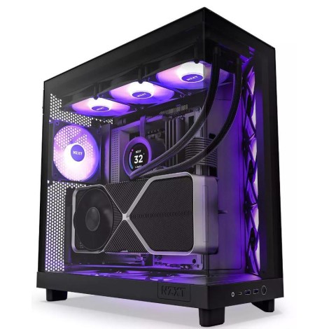 NZXT PC case H6 Flow RGB black