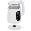 Adler Kettle with LED Display | AD 1305 | Electric | 2200 W | 1.7 L | Plastic | 360° rotational base | White/Silver