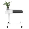 Up Up Forseti Adjustable Height Table, White | Brother