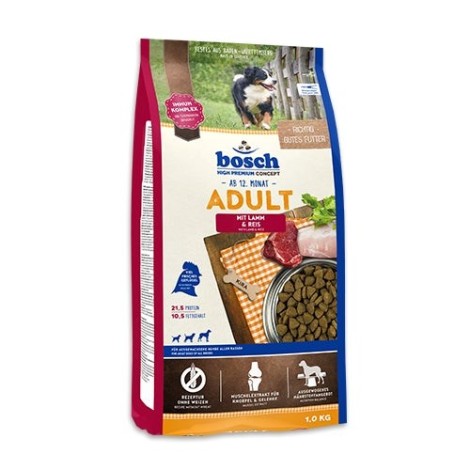 BOSCH Adult lamb with rice - dry dog food - 3 kg