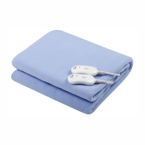 Gallet | Electric blanket | GALCCH160 | Number of heating levels 3 | Number of persons 2 | Washable | Remote control | Polar fleece | 2 x 60 W | Blue