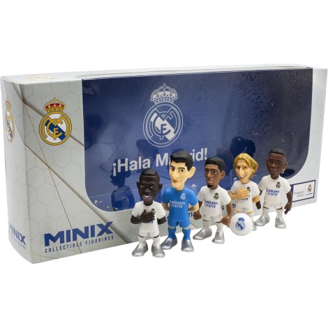 Set of 5 figurines + ball Cms Real Madrid CF Minix 7 cm