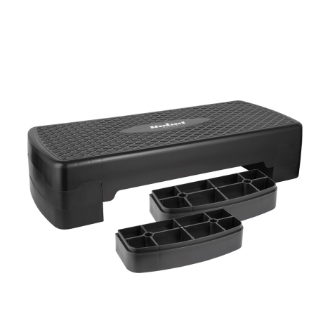 REBEL ACTIVE Fitness Step 3 Levels Black