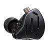 KZ ZAX BLACK NO MIC - in-ear headphones, black