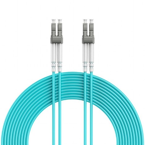 Cablexpert CFO-MDOM4-LC/LC-0.5 Multimode Duplex OM4 50/125 Fiber Optic Cable, LC/LC, 0.5 m | Cablexpert