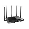 Tenda TX27 PRO wireless router Gigabit Ethernet Tri-band (2.4 GHz / 5 GHz / 6 GHz) Black