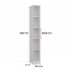 R25 WHITE BOOKCASE