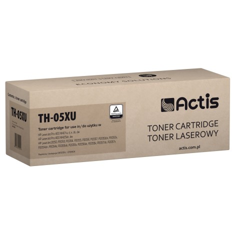 Actis TH-05XU Toner Universal (replacement for HP 05X, CE505X, 80X, CF280X, TH-80X, Standard; 7200 pages; black)