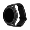 Fixed | Sporty Strap Set with Quick Release 20mm for Smartwatch | 160-235 mm | Black | Silicone