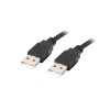 Lanberg CA-USBA-20CU-0018-BK USB cable 1.8m 2.0 USB A Black