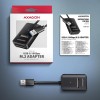 AXAGON ADM2-AM USB-A 10Gbps - M.2 NVMe & SATA SSD adapter, 10cm USB-A