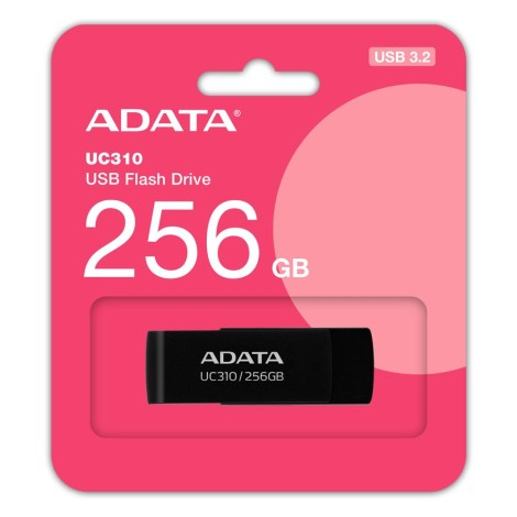 ADATA | USB Flash Drive | UC310 | 256 GB | USB 3.2 Gen1 | Black