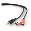 Cablexpert | 1.5m, 3.5mm/2xRCA, M/M | 3.5mm | 2 x RCA