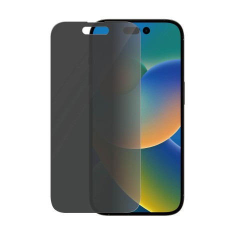 PanzerGlass | Screen protector | Apple | iPhone 14 Pro | Glass | Black | Classic Fit | Privacy