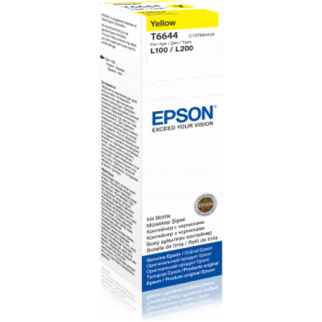 EPSON 1LB T6644 YELLOW INK BOTTLE 70ML