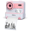 FLASH PINK  INSTANT CAMERA WITH THERMAL PRINTER FOR CHILDREN