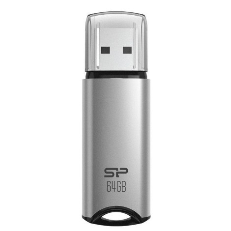 Silicon Power | USB Flash Drive | Marvel Series M02 | 64 GB | Type-A USB 3.2 Gen 1 | Silver