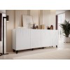 BARI chest of drawers 200x42x82 white matt