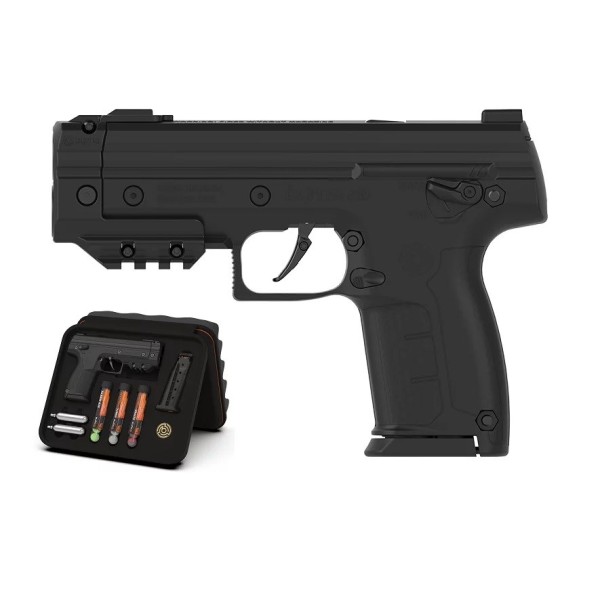 Pistol for rubber and pepper bullets ...