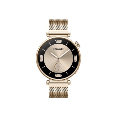 GT 4 (41mm) | Smart watch | GPS (satellite) | AMOLED | 1.32” | Waterproof | Gold Milanese