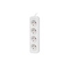 Lanberg Cable Power Strip 4X French Outlets Quality-Grade Copper, 1.5 m | PS0-04E-0150-W