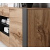 Cama chest of drawers WOOD wotan oak/antracite