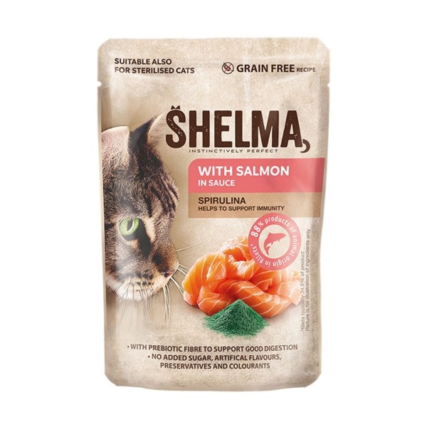 SHELMA with salmon in sauce - ...