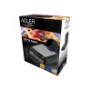 Adler | Waffle maker | AD 3036 | 1500 W | Number of pastry 4 | Belgium | Black