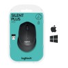 MOUSE LOGITECH M330 SILENT PLUS BLACK