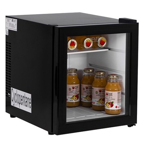 Adler | Thermoelecric Cooler | AD 8088 | Energy efficiency class E | Free standing | Larder | Height 44.6 cm | Fridge net capacity 28 L | 35 dB | Black