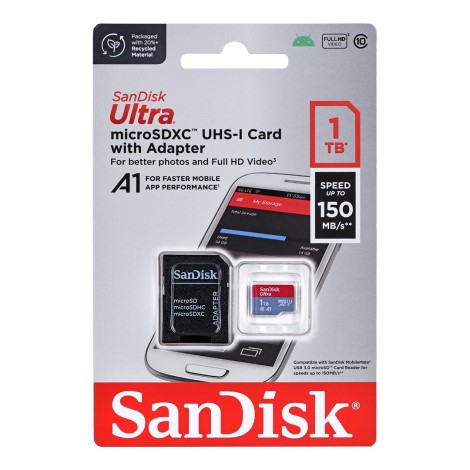 MEMORY MICRO SDXC 1TB UHS-I/W/A SDSQUAC-1T00-GN6MA SANDISK