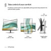 HP Series 5 Pro 23.8 inch FHD Monitor - 524pf PVC Free