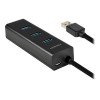 AXAGON Four-port USB 3.0 hub with fast charging and power support | HUE-S2B