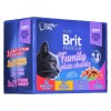 BRIT Cat Pouches Family Plate - wet cat food - 12 x 100g