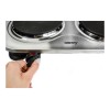 Camry | CR 6511 | Number of burners/cooking zones 2 | Rotary knobs | Stainless steel | Electric