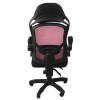 Topeshop FOTEL OSCAR CZ/RÓŻ office/computer chair Padded seat Meshed backrest