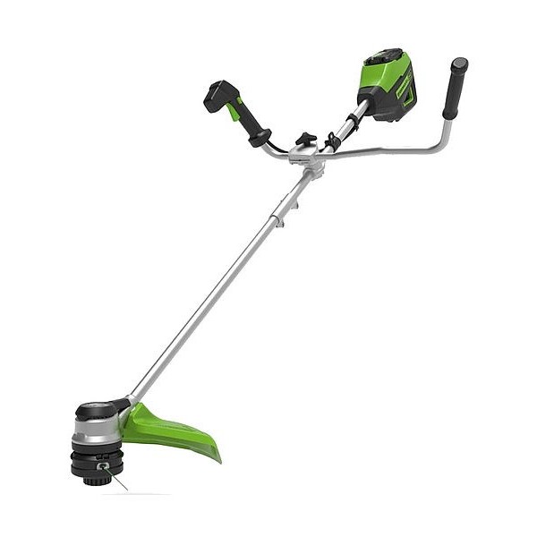 Trimmer/scythe with bike handle 60V Greenworks ...