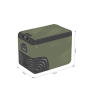 Yolco  KX40 GREEN portable compressor refrigerator