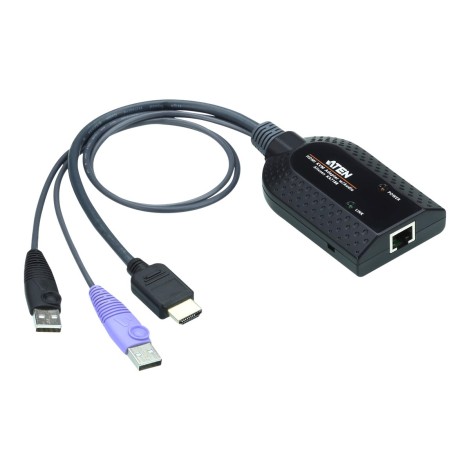 Aten USB HDMI Virtual Media KVM Adapter Cable (Support Smart Card Reader and Audio De-Embedder) | Aten | USB HDMI Virtual Media KVM Adapter Cable (Support Smart Card Reader and Audio De-Embedder)