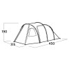 Easy Camp Family tent | Hidra 5 | 5 person(s) | Green